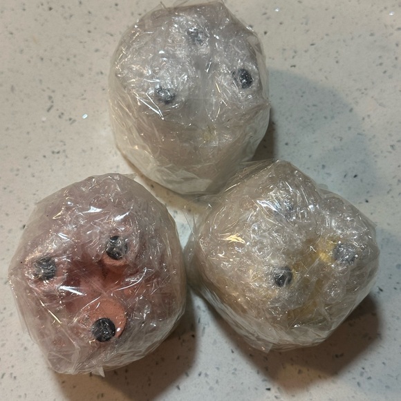 NIB Admired By Nature / 3.25" Cute Ceramic Faces / set of 3 Planter Pots - Picture 11 of 13